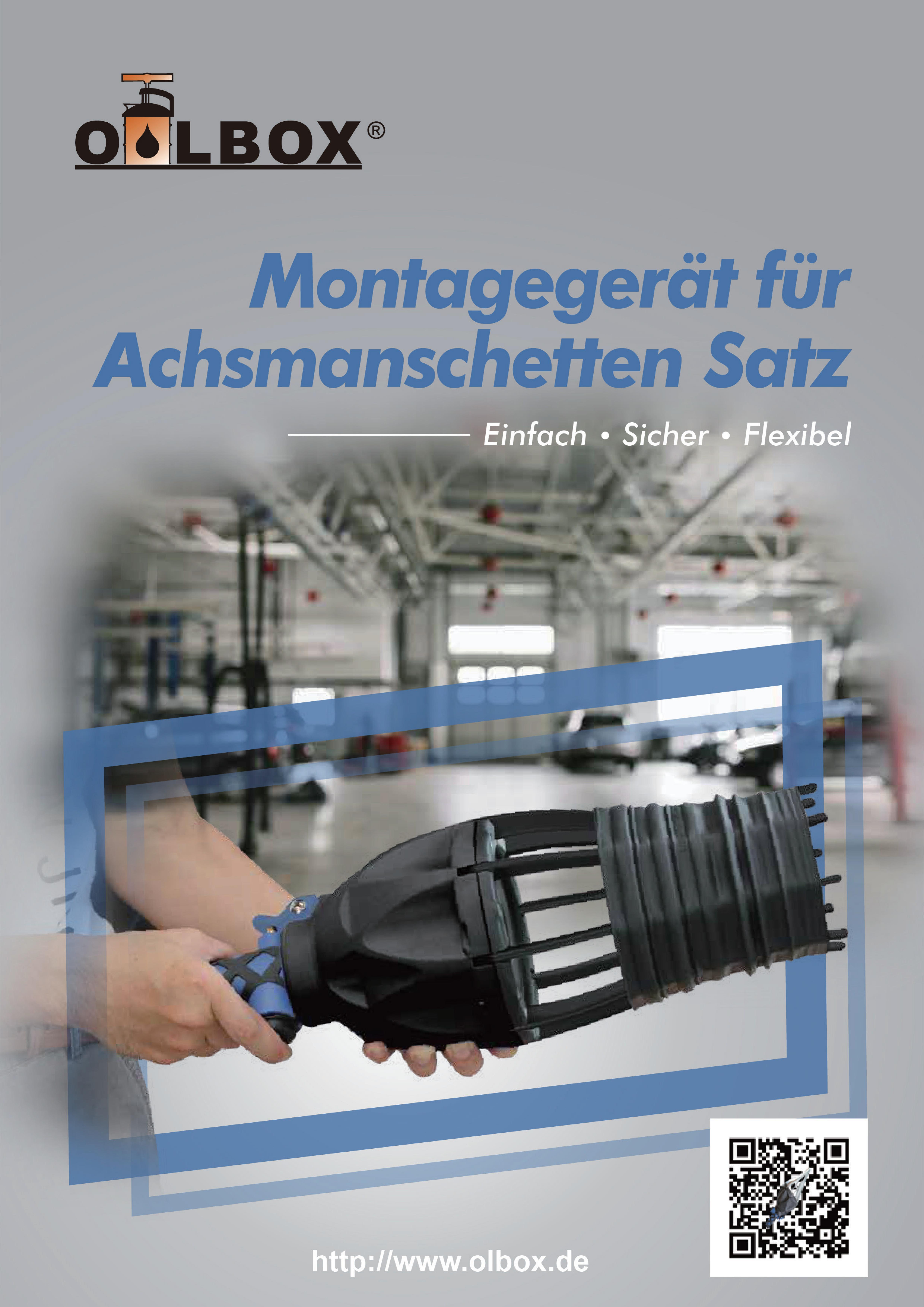 Montagegerät für Achsmanschetten Satz