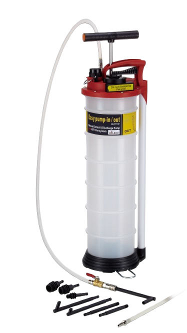 Manuelle IN/OUT Pumpe mit ATF-Zubehör (6 Liter)