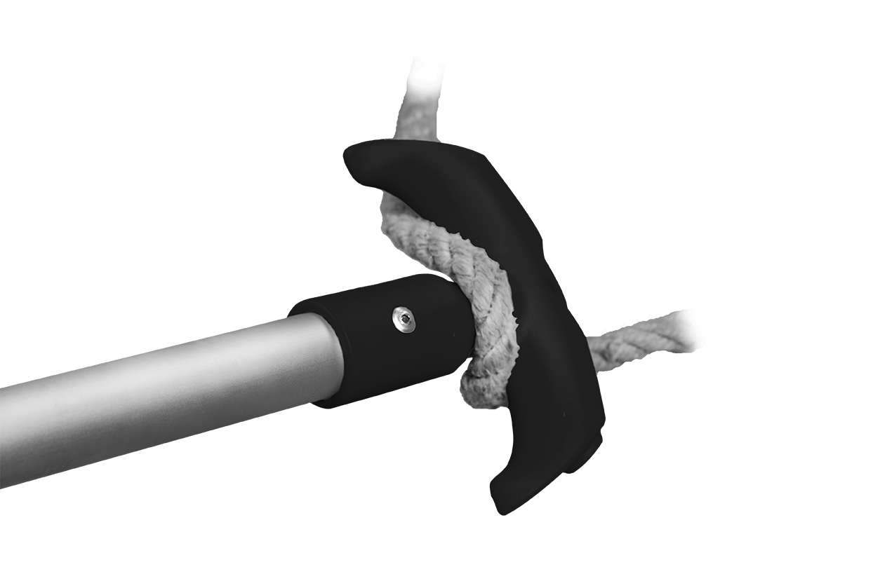 Boat Hook with Pump Function (black)