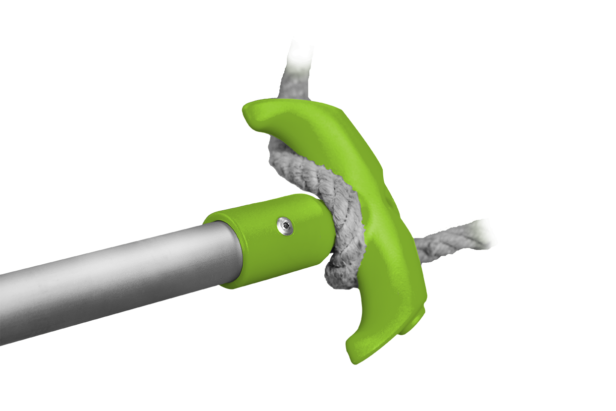 Boat Hook with Pump Function (cobalt green)