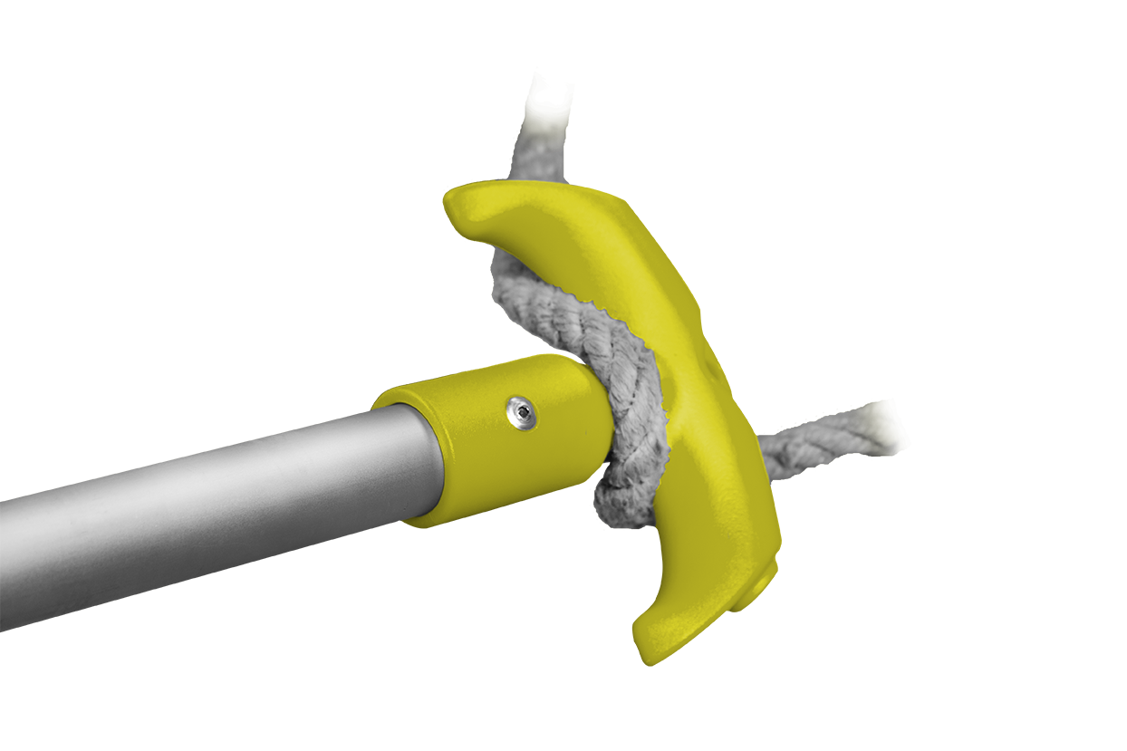 Boat Hook with Pump Function (yellow)